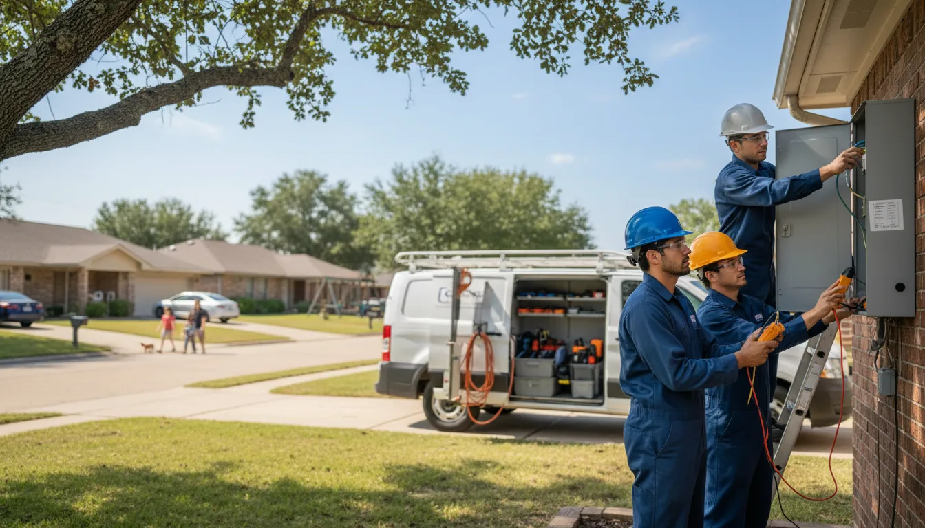 Certified electrician providing emergency electrical services in Frankewing, TN